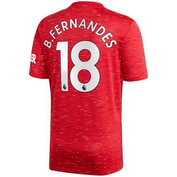 Maglia Manchester United NO.18 B. Fernandes Prima 20/21 Rosso